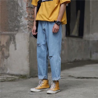 [ FREE SHIP ĐƠN 99K ]_Quần baggy jean rách