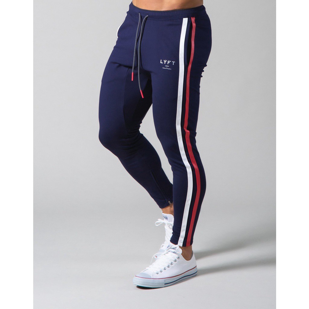 [ GYMEN ] Quần Jogger Thun Nam Plus Size Thể Thao Quần Tất Thể Dục Sọc Phong Cách âu Mỹ Côtton Cao Cấp Thun Lạnh Tập Vải Thoáng Giãn Thoải Mái Vận động Trẻ Trung Form Chuẩn Slimfit Nhanh Khô Co Giãn Chạy Bộ Chuyên Bóng Rổ Cầu Lông