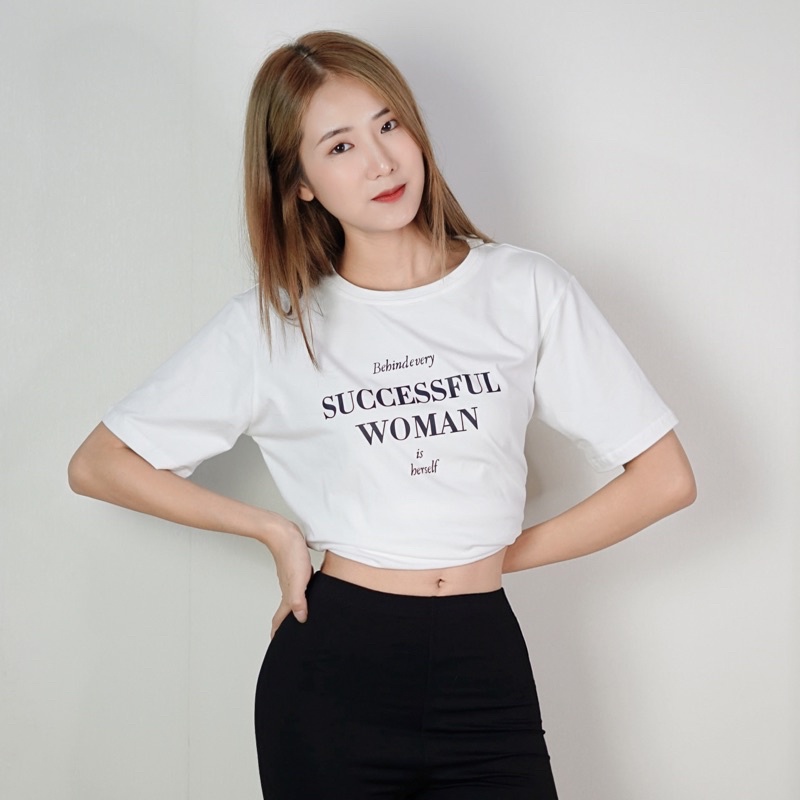 Áo phông Slogan chất liệu co giãn 4 chiều dáng rộng cho nữ Caffeine Studio