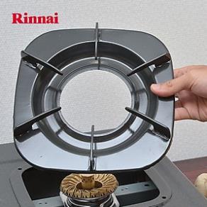[ NỒI ĐỒNG CỐI ĐÁ ] Bếp Gas Đôi Rinnai RV-365(GM)N (6 tấc) mặt men – màu xám -Chính Hãng -BH 12 Tháng
