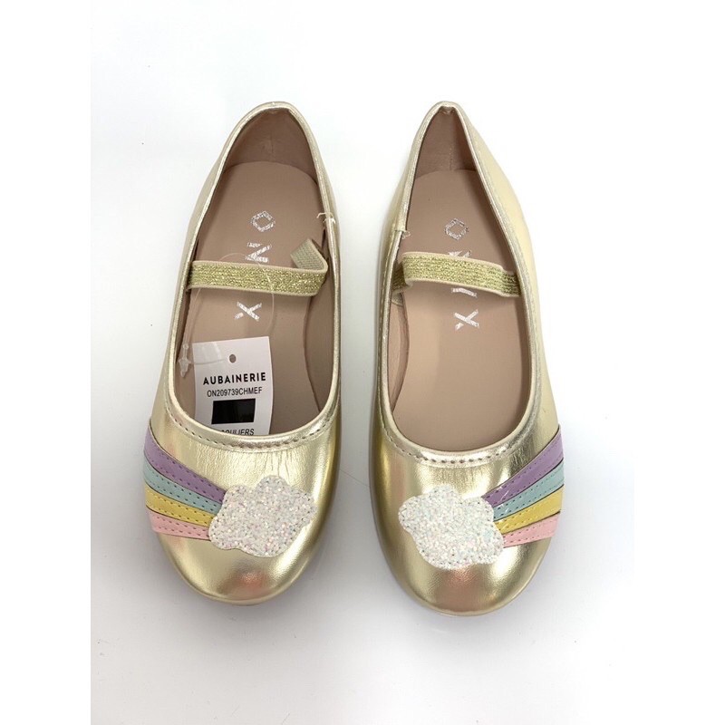 (used) Giày búp bê ánh kim cầu vồng cho bé