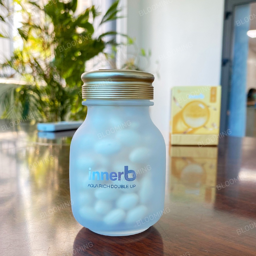 [PHIÊN BẢN NÂNG CẤP] Thực phẩm bảo vệ sức khỏe INNERB AQUA RICH DOUBLEUP(giữ ẩm da sáng mịn từ AxitHyaluronic) 70 viên | Thế Giới Skin Care