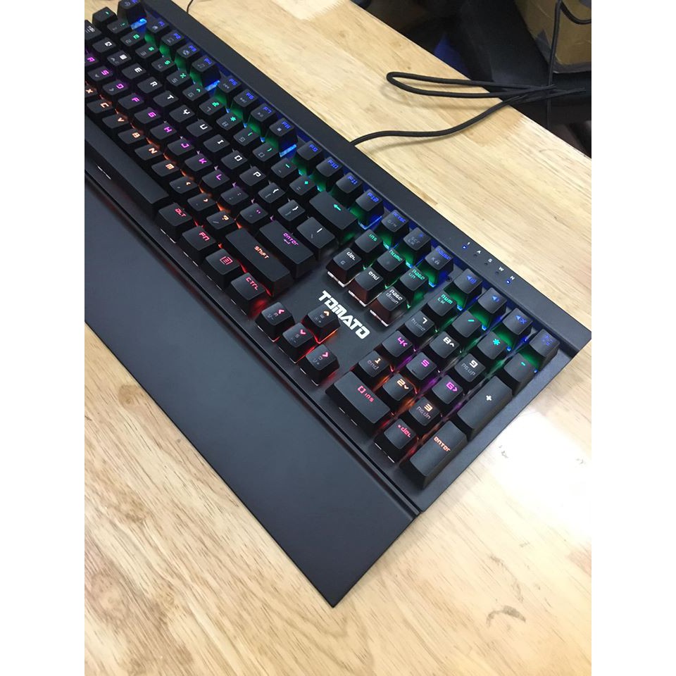 Bàn phím cơ Chính Hãng Tomato S250 blue switch
