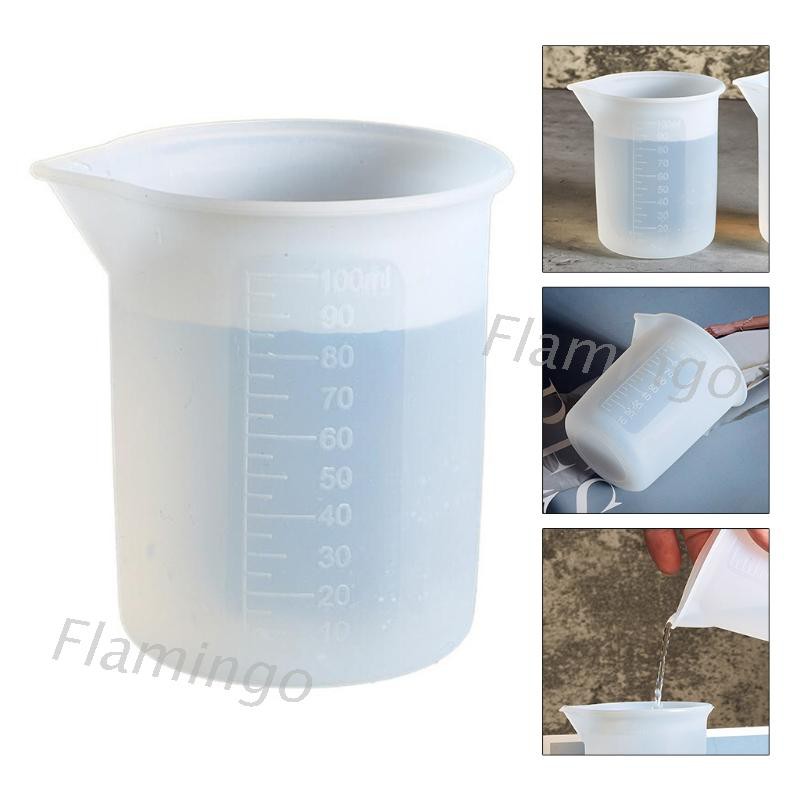 Cốc silicon đo lường làm trang sức 100ml
