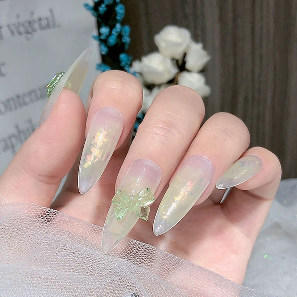 1 Túi Phụ Kiện Trang Trí Móng Nghệ Thuật Tạo Hiệu Ứng 3D Nhiều Màu Sắc