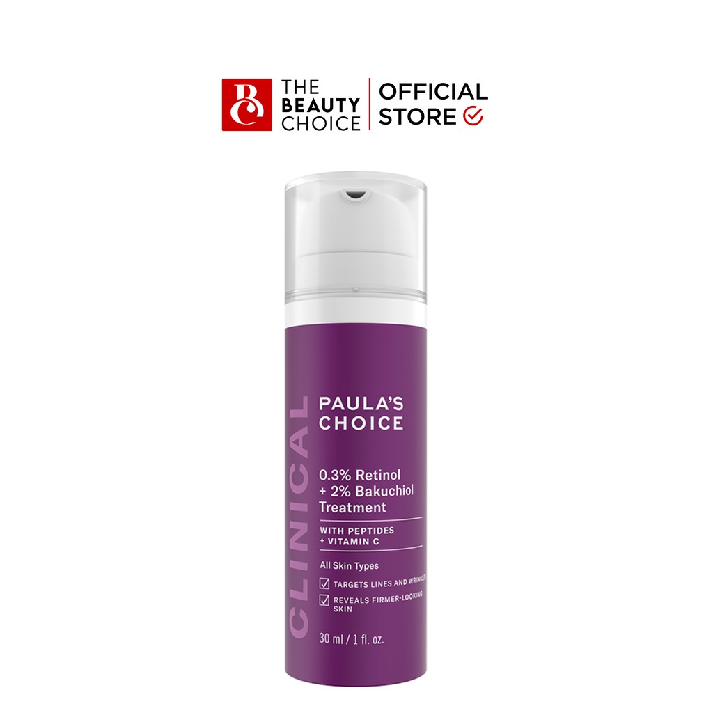 Kem giúp ngừa lão hóa Paula's Choice Clinical Retinol + 2% Bakuchiol