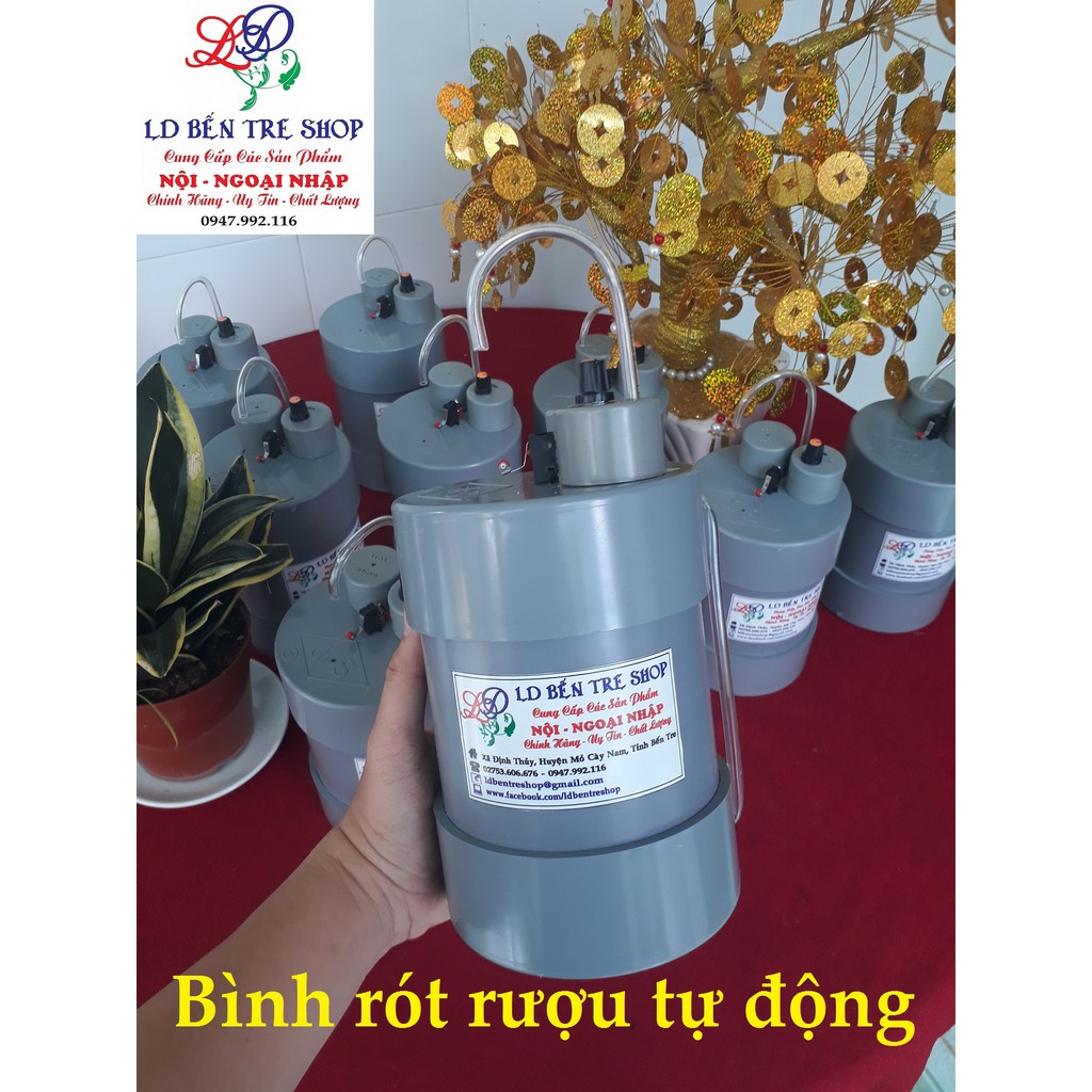 Bình Rót Rượu Tự Động - Thương hiệu LD Bến Tre Shop