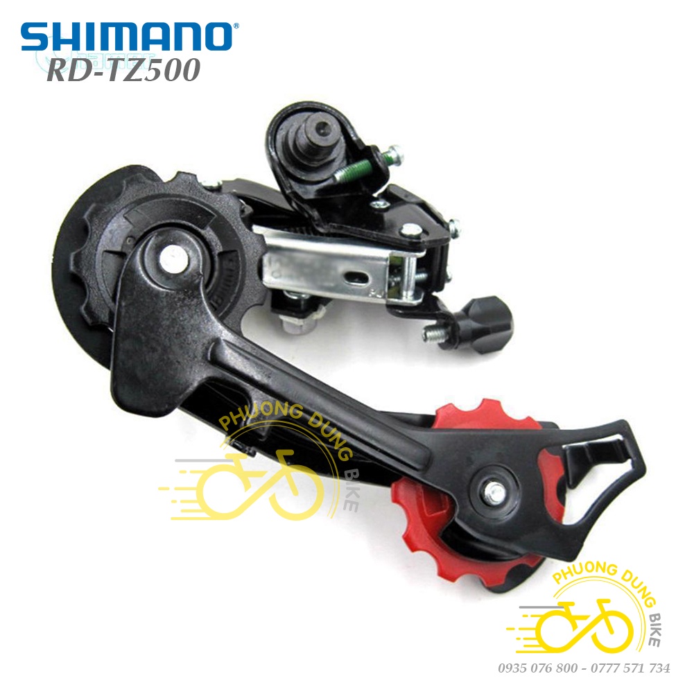 Củ cùi đề sau xe đạp SHIMANO TOURNEY RD-TZ500 5-6-7 Speed - Hàng chính Hãng