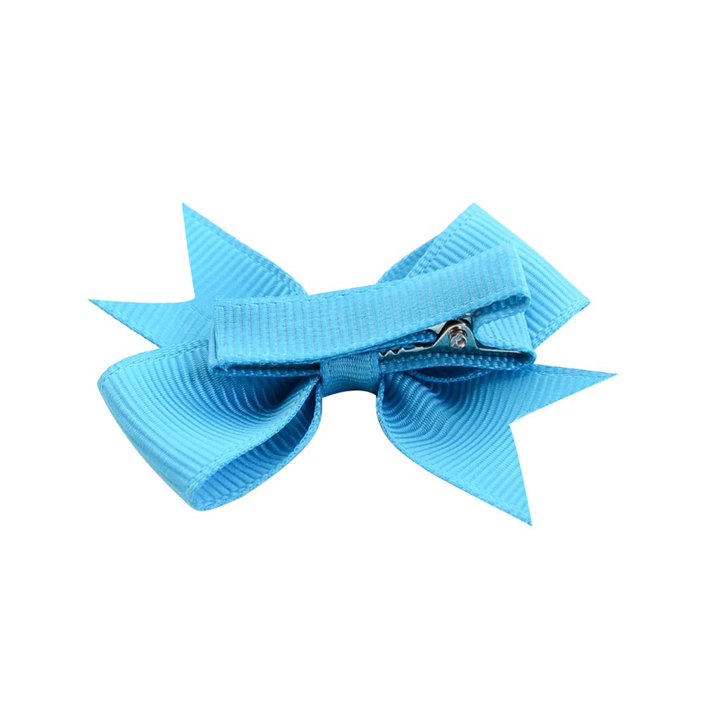 KIDSBOWS Kẹp tóc nơ bằng ruy băng sọc thiết kế dễ thương