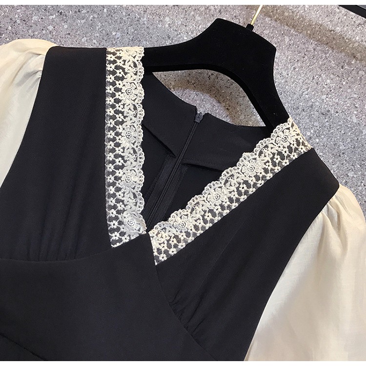 🌸Hàng Order🌸 Váy Bigsize Cổ Ren Tay Voan Dáng Bồng Tiểu Thư Dịu Dàng 🌸Hàng Quảng Châu | BigBuy360 - bigbuy360.vn