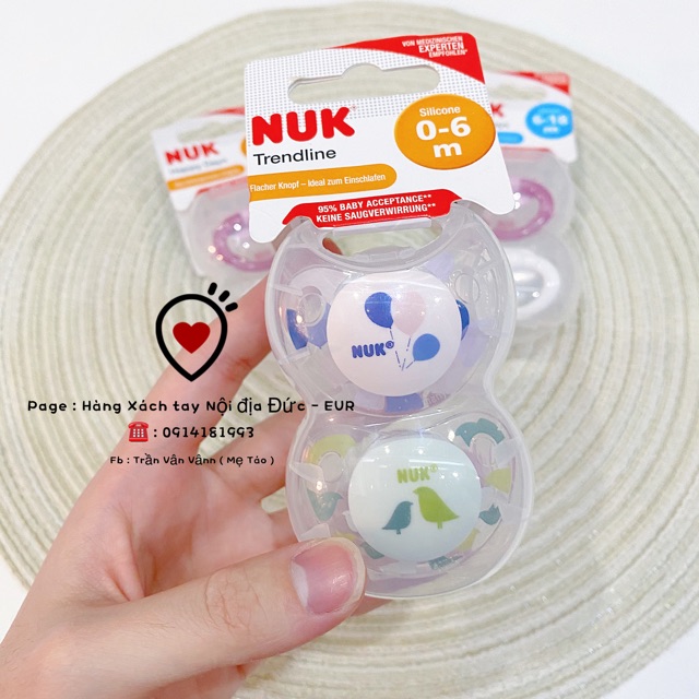 Ti giả NUK nội địa Đức ( set 2 chiếc )