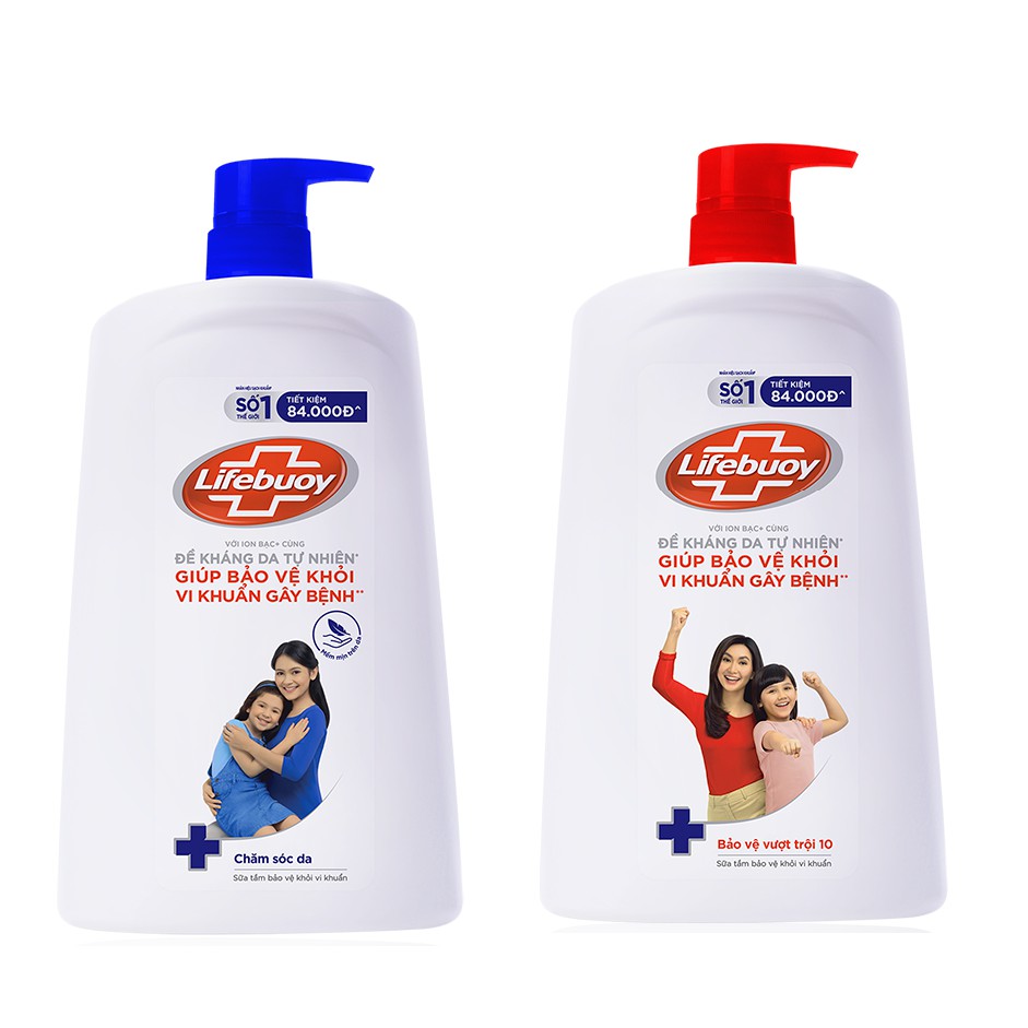 Sữa tắm Lifebuoy 1100g giúp bảo vệ khỏi 99.9% vi khuẩn và ngăn ngừa vi khuẩn lây lan trên da tốt nhất