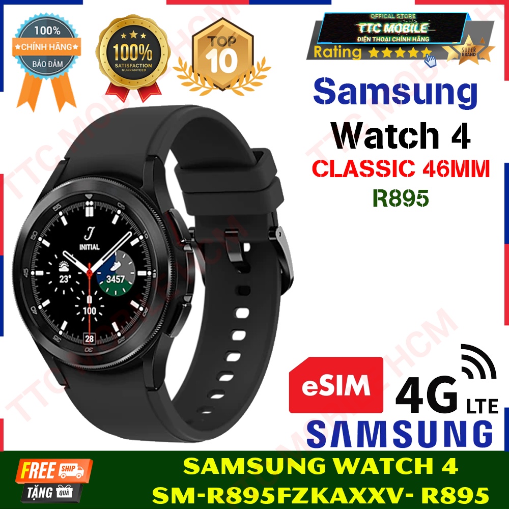 Đồng Hồ Thông Minh Samsung Galaxy Watch 4 Classic 4G LTE | SPo2 (Nhiều Phiên Bản) | Hàng Chính Hãng