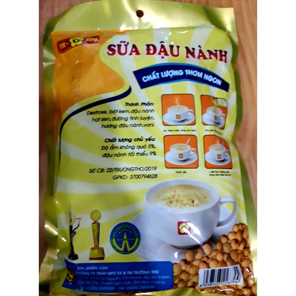SỮA ĐẬU NÀNH HẠT SEN ( Túi 10 gói x 25g)