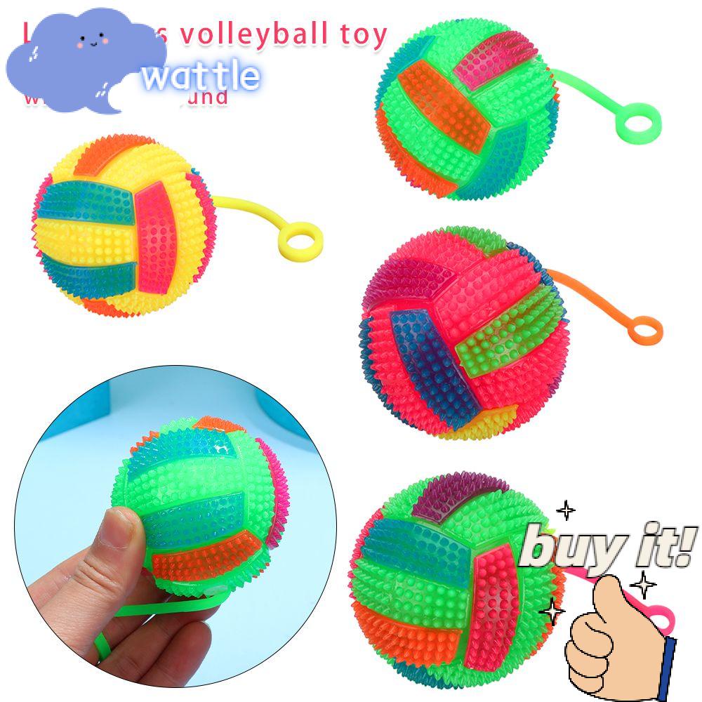 Bóng Chuyền Có Đèn LED Phát Sáng Bền Bỉ Làm Sạch Răng Cho Thú Cưng