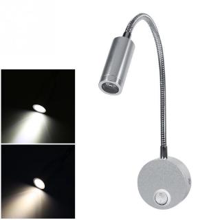 Globedealwin LED Flash support support đọc sách màu bằng nhôm