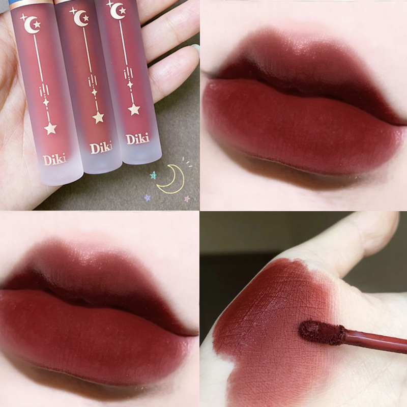 Son Kem Lì Mềm Mịn Như Nhung Thiết Kế Vỏ Hình Mặt Trăng / Ngôi Sao | BigBuy360 - bigbuy360.vn