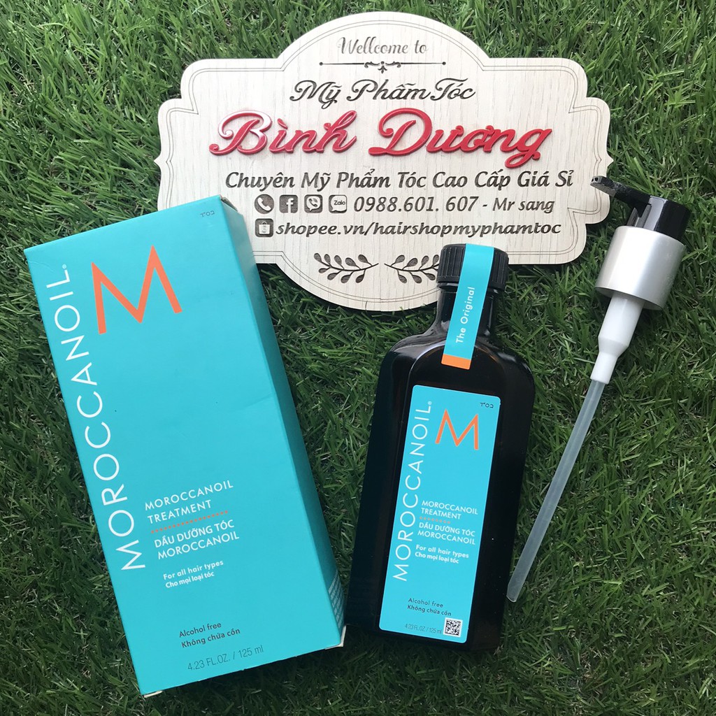 Tinh dầu Moroccanoil Treatment 125ml dưỡng phục hồi tóc hư tổn khô xơ