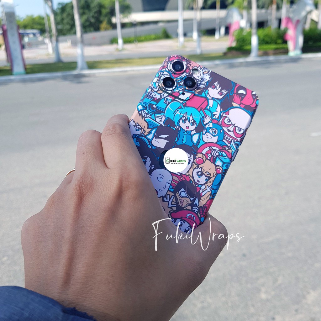 Tấm dán Skin FULL VIỀN Dành Cho 12 Pro Max 11 Pro max X XS XR XSMAX 6Plus 7Plus 8Plus ip5 ip6 ip7 ip8