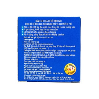 Băng keo lụa Urgo 2.5cm x 5cm