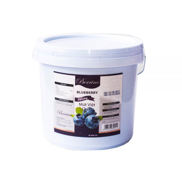 Mứt Hoa Quả Berrino Nhiều Vị Xô 5kg