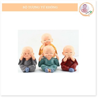 Bộ tượng Phật bốn chú tiểu tứ không