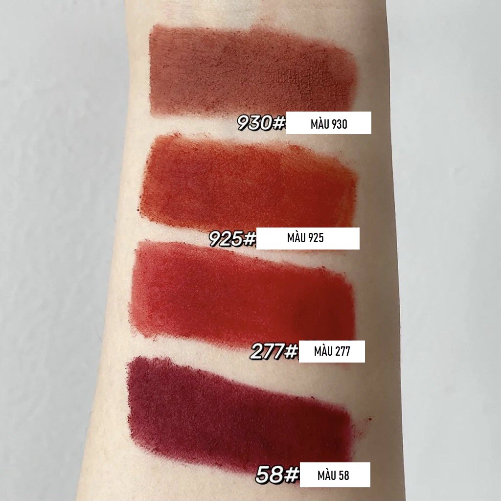 (Auth) Son kem bùn siêu mịn Velvet Lip Mud NoVo 5461