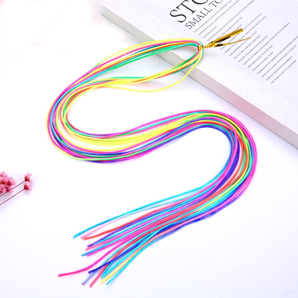 Dây Buộc Tóc Bện Nhiều Màu Sắc Thời Trang Cho Nữ