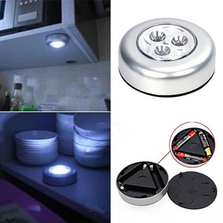 Đèn cảm ứng không dây 3 bóng led gắn tủ quần áo , tủ quần áo