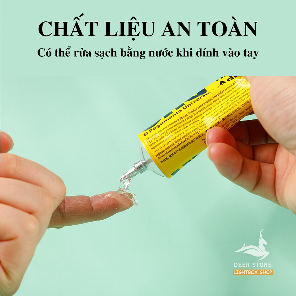 [Mã LIFE20KALL giảm 10% đơn 50K] Keo UHU 35ml dán mô hình, Keo dán siêu chắc dễ sử dụng.