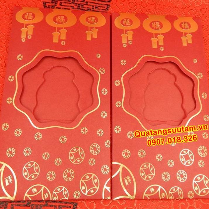 [RƯỚC LỘC] Phong Bao Lì Xì Thần Tài Vàng 24k, Quà Tết 2023