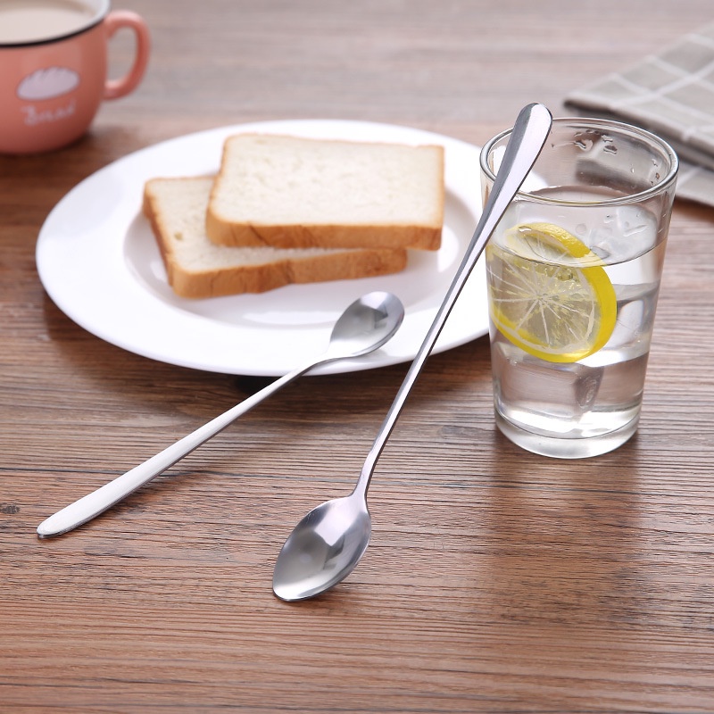 Muỗng cà phê cán dài bằng thép không gỉ tiện dụng