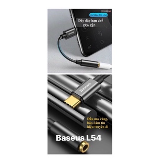 Đầu chuyển Type C- 3.5 Baseus L54