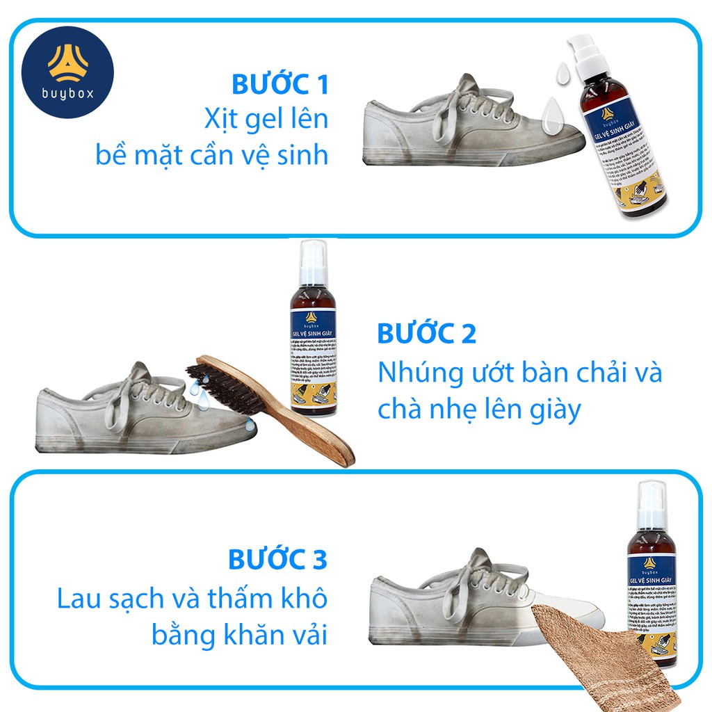 Gel vệ sinh giày và giặt giày (100ml) - buybox - BBPK59