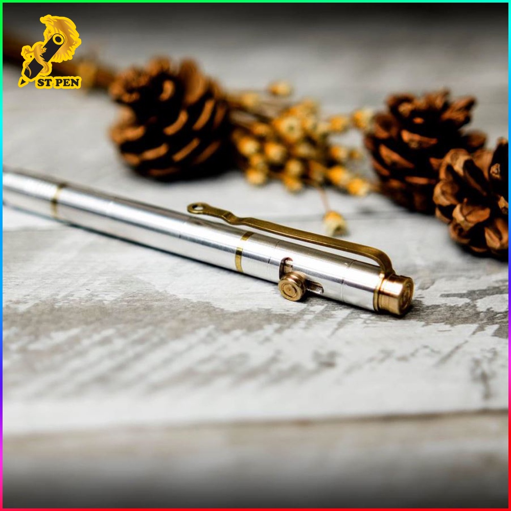 Bút ký cao cấp Plus01,bút gia công VỎ NHÔM-ĐỒNG THAU,miễn phí KHẮC TÊN in LOGO theo yêu cầu - Bảo hành 1 năm ST PEN