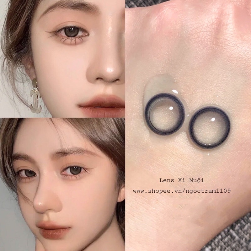 Lens Mắt Xám Xanh Hot Douyin Pachi/Fb220/Ruby Có Độ