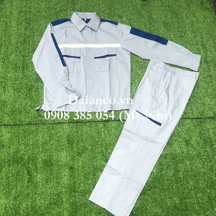 Quàn Áo  Bảo Hộ Lao Động Dành Cho Kỹ Sư Nhà Máy, Vải Siêu Thoáng Mát- Mã PR02