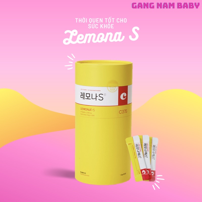 Vitamin c Lemona Hàn Quốc. Bán gói lẻ 10 túi 비타민 C 레모나