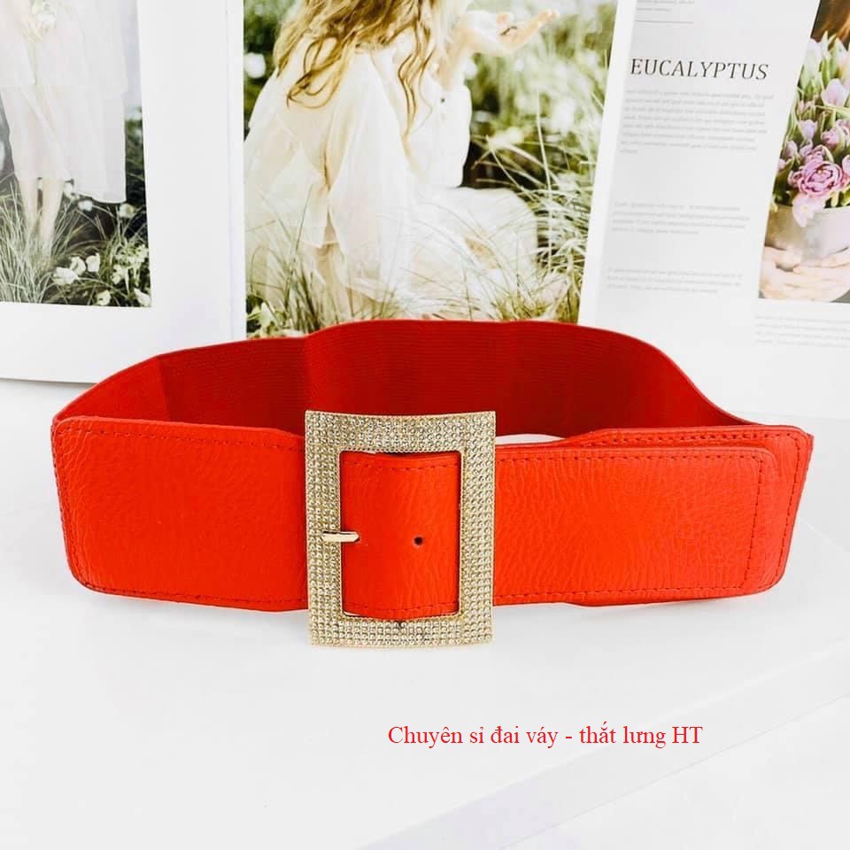 Đai váy belt KIM ĐÁ 6cm