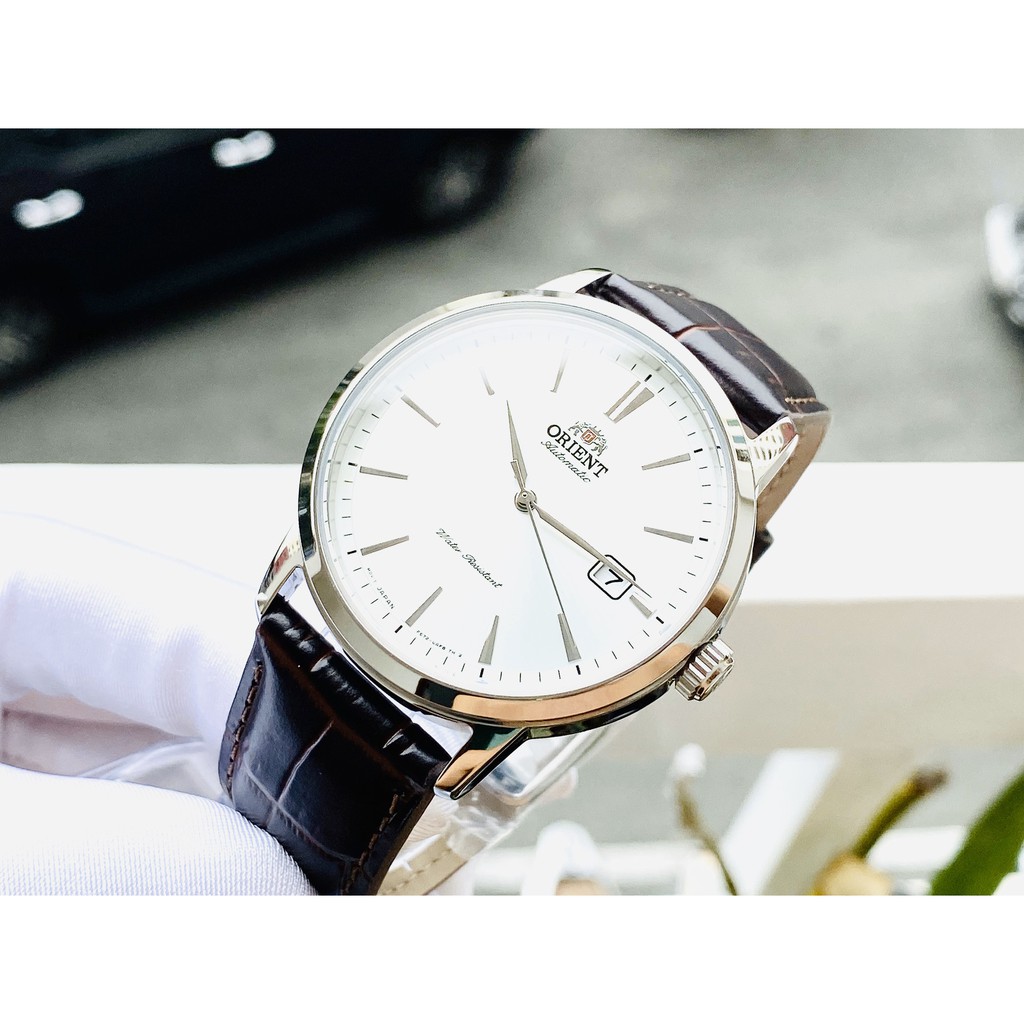 ĐỒNG HỒ NAM ORIENT RA-AC0F07S10B SIZE 41.5MM TỰ ĐỘNG/ LỘ CƠ MẶT ĐÁY/ DÂY DA/ MẶT MÀU TRẮNG/ CHỐNG THẤM NỨOC/ NHẬT BẢN