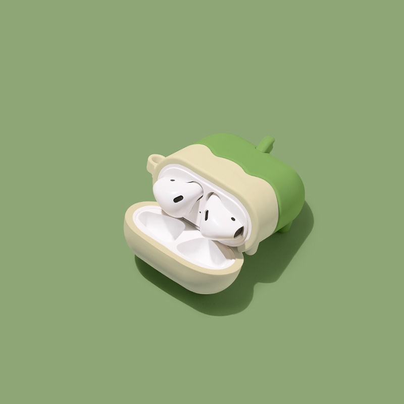 Vỏ Bảo Vệ Hộp Sạc Tai Nghe compatible AirPods Pro3 Hình Vẹt Đáng Yêu