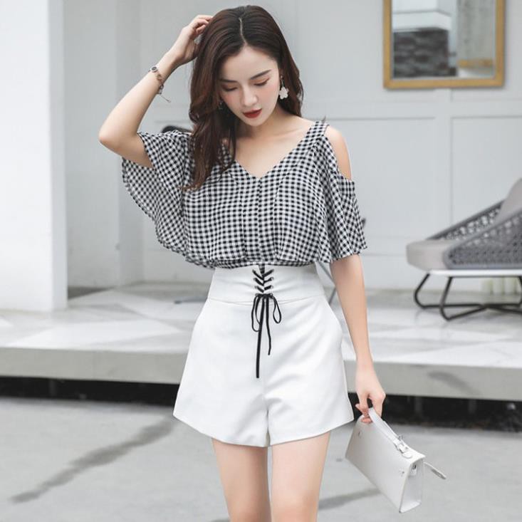 Quần Shorts cạp cao oze cho người béo mập