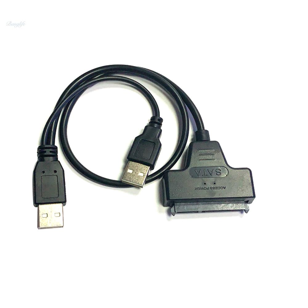 Ready in stock USB 2.0 to SATA Adapter Hard Drive Converter Cable Computer Hard Driver Connection Cable for PC Desktop Laptop