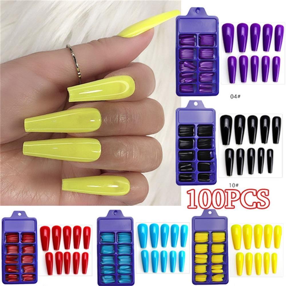 MAXG Set 100 Móng Tay Giả Ốp