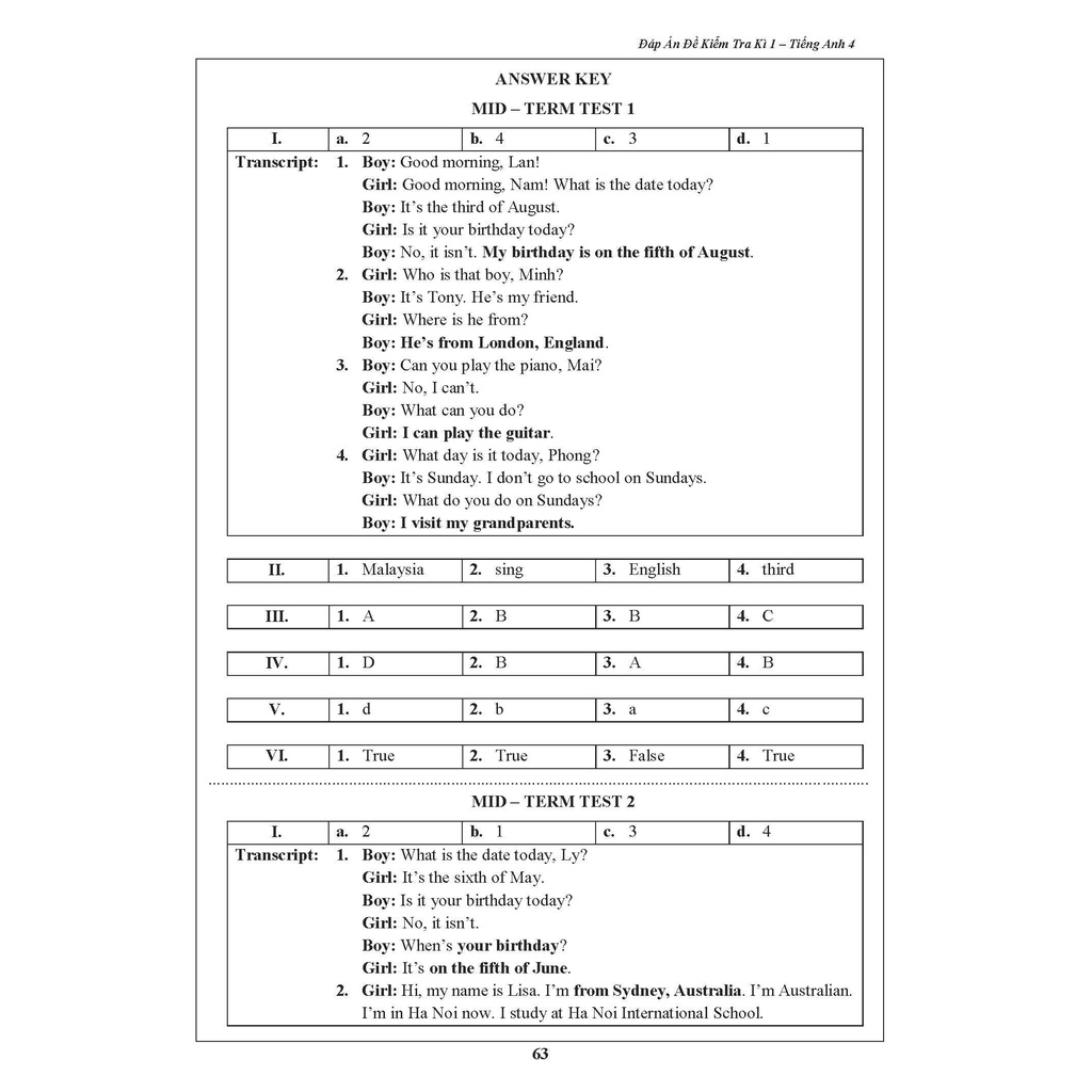 Sách Đề kiểm tra tiếng Anh lớp 4 học kì 1 QBOOKS  Hải Anh Books