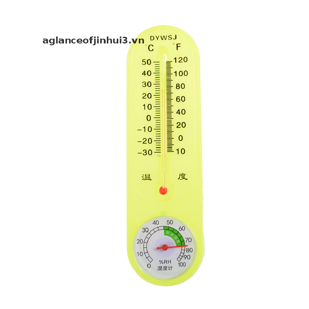 1pc Household Thermometer Hygrometer Indoor Wall Hanging Weather Tester Measure