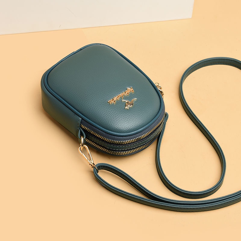 Túi Đeo Chéo Da Bò Mini Thời Trang Cho Nữ Dễ Phối Đồ