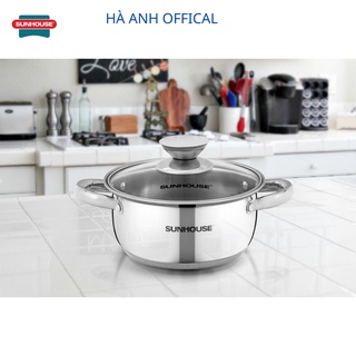 Nồi lẻ inox 3 đáy sunhouse sh22116 20 24 - size 16 20 24cm