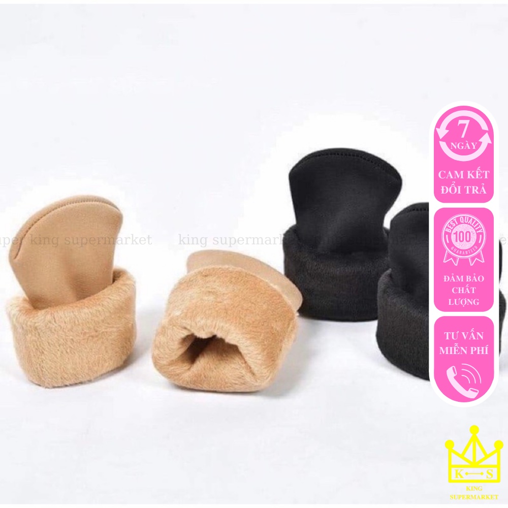 Tất vớ dày lót lông siêu giữ nhiệt ấm unisex không sổ lông chống lạnh mùa đông chống rét