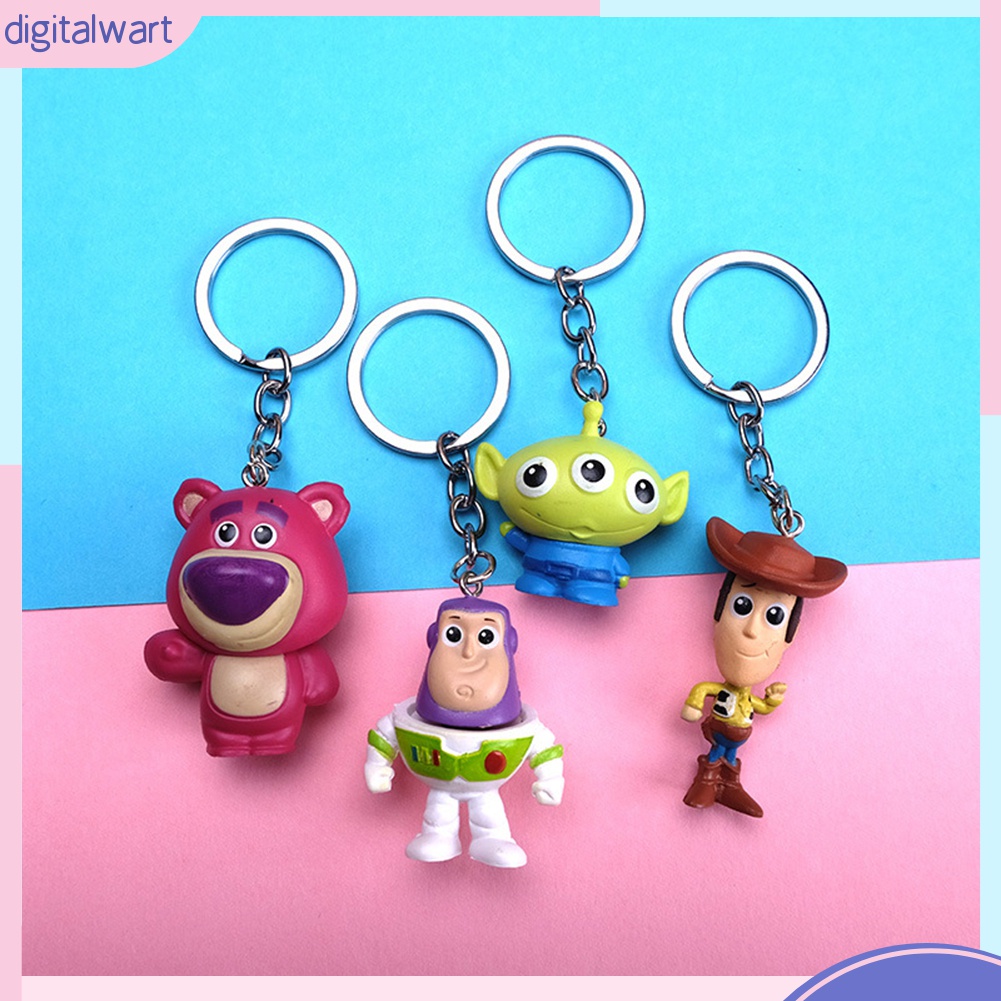 Móc Khóa Hình Buzz Lightyear Woody Lotso Dễ Thương